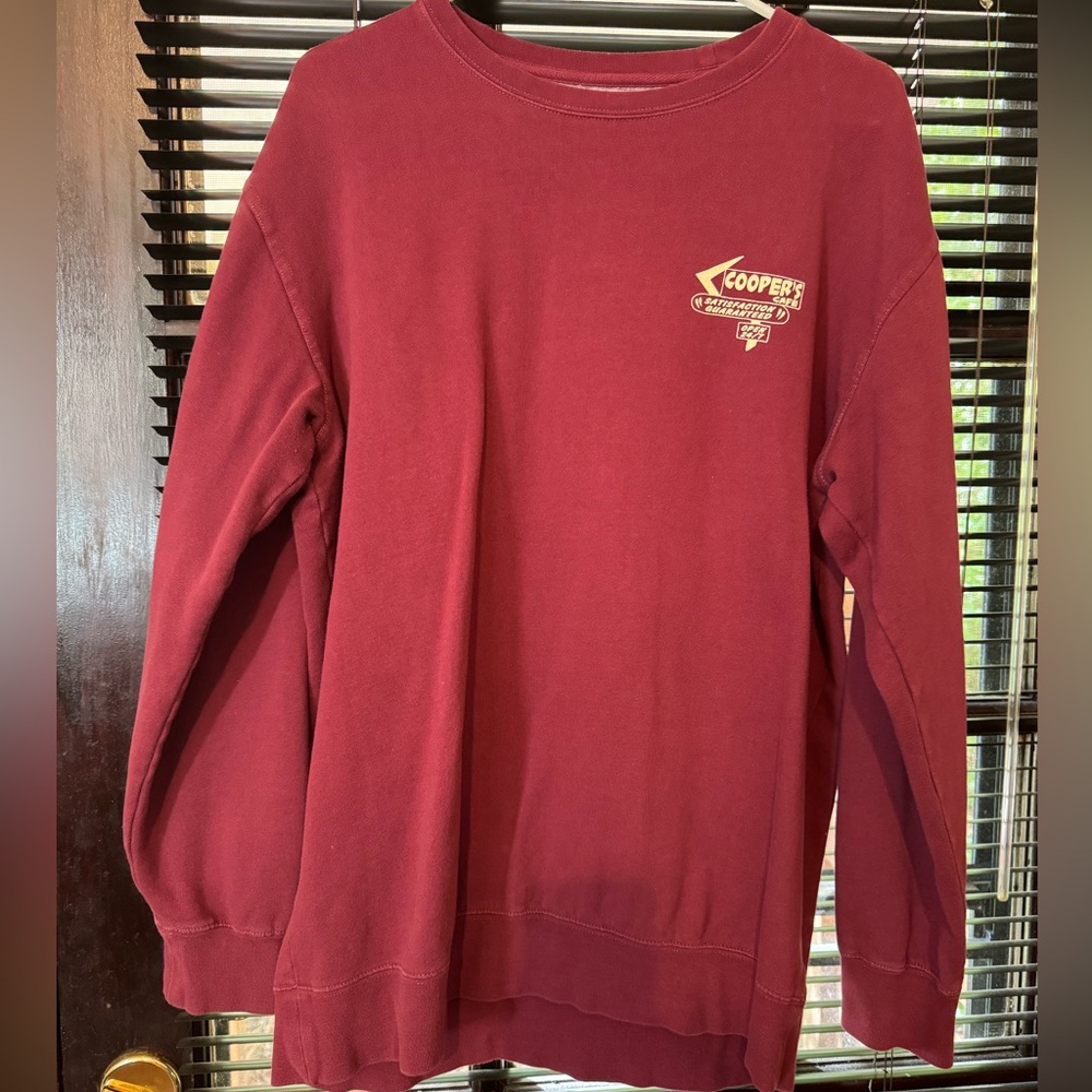 CALL HER DADDY- Cooper's Cafe Maroon Sweatshirt